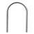 Hoop Bike Rack - shown in galvanized steel