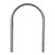 Hoop Bike Rack - shown in galvanized steel