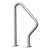 Swerve Bike Rack - shown in galvanized steel