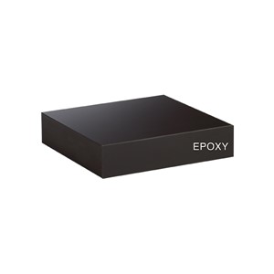 Four-Student Science Cabinet Table - Plain Apron - Epoxy Top (Doors) - Epoxy