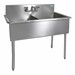 Budget Compartment Sink - 2 Sinks (18" L x 18" W x 12" D)