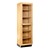 Tall Wood Storage Cabinet w/ Glass Doors (24" W)