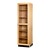 Tall Wood Storage Cabinet w/ Glass Doors (24" W)