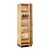 Tall Wood Storage Cabinet w/ Glass Doors (24" W)