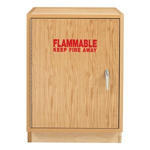Flammable Liquid Locking Storage Cabinet - Single Door