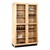 Tall Wood Storage Cabinet w/ Glass Doors (48" W)