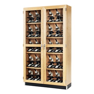 Microscope Storage Cabinet - Holds 30 Microscopes