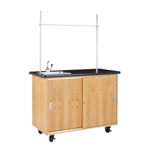 Economy Mobile Lab Table w/ Sink