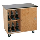Microscope Storage Cabinet w/ Plastic Laminate Top