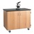 Microscope Storage Cabinet w/ Plastic Laminate Top & Charger (microscopes sold separately)