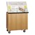 Write-N-Roll Wood Storage Cabinet - Front view