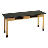 Science Table w/ Laminate Top & Two Book Compartments