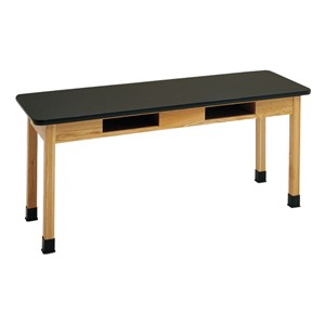 Science Table w/ Laminate Top & Two Book Compartments