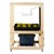 Mobile Hydroponics Workstation - Side view