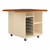 Intermix Mobile Workbench - orange edgeband and charcoal top laminate
