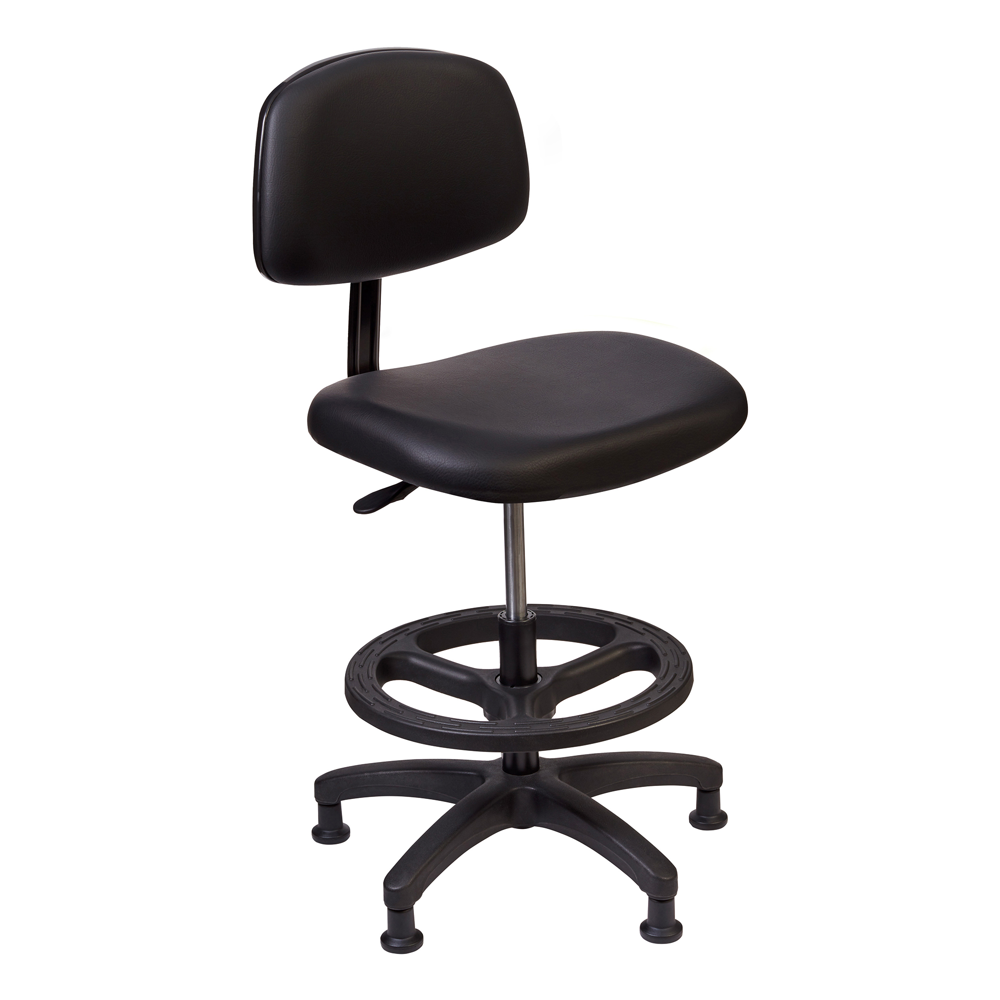 Lab Compliant Tech Chair 21" - 28" Adjustable Height