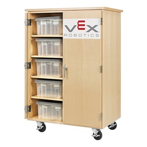 Robotics Tote Mobile Storage Cabinet