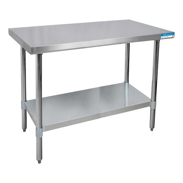 Stainless Steel Prep Table (30" W x 48" L x 35" H)