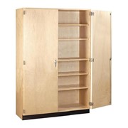 Tall Wood Storage Cabinet