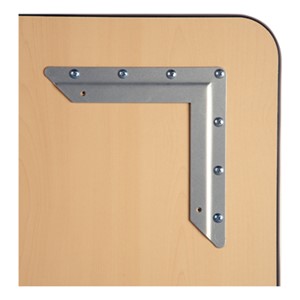 Kidney Table - Adjustable Height - Leg plate detail