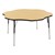 Flower Adjustable-Height Activity Table - Maple top w/ black edge