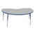 Kidney Table - Adjustable Height - Gray top w/ blue edge