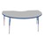 Kidney Table - Adjustable Height - Gray top w/ blue edge
