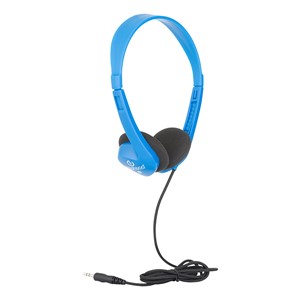 Stereo School Headphones w/ Tangle-Free Cord - Blue