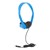 Stereo School Headphones w/ Tangle-Free Cord - Blue