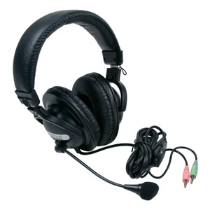 Stereo Headset w/ Boom Microphone