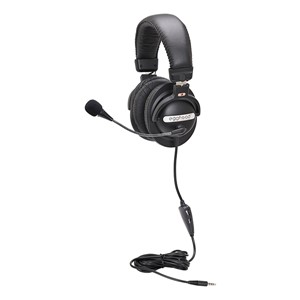 Stereo Headset w/ Boom Microphone & Mobile-Ready Plug