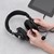 Stereo Headset w/ Boom Microphone & Mobile-Ready Plug - Earcup removal