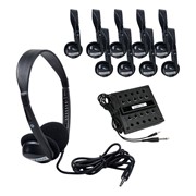Stereo School Headphones Listening Center