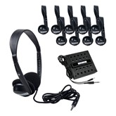 Stereo School Headphones Listening Center
