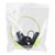 Heavy-Duty Kids' Headphones w/ Tangle-Free Fabric Cord & Storage Bag - Green Apple