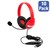 Pack of 10 USB Kids' Headphones w/ Boom Microphone - Red