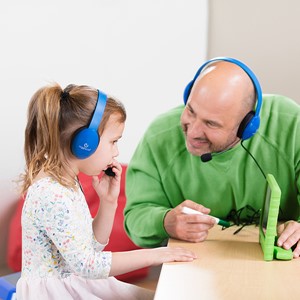 Pack of 10 Mobile-Ready Kids Headphone w/ Boom Microphone & Tangle-Free Fabric Cord