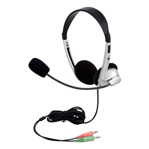 Pack of 10 Stereo School Headphones w/ Boom Microphone
