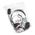 Stereo School Headphones w/ Boom Microphone - Resealable Bag