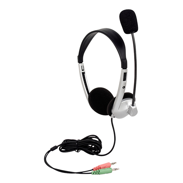 Stereo School Headphones w/ Boom Microphone