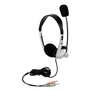 Pack of 10 Stereo School Headphones w/ Boom Microphone
