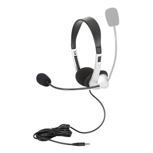 Stereo School Headphones w/ Boom Microphone