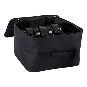 Headphone Bag w/ Inside Pockets - Open view