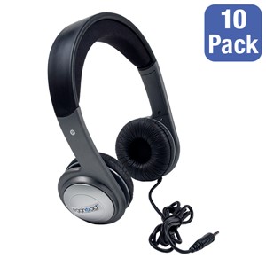 Pack of 10 Cushioned Headband Stereo Headphones