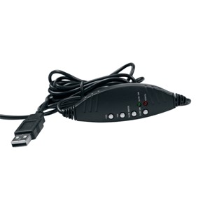 Pack of 10 USB Multimedia Headsets w/ Volume Control - In-Line Controls