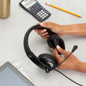 School Testing Headset - Noise Reducing Padded Ear Cusions