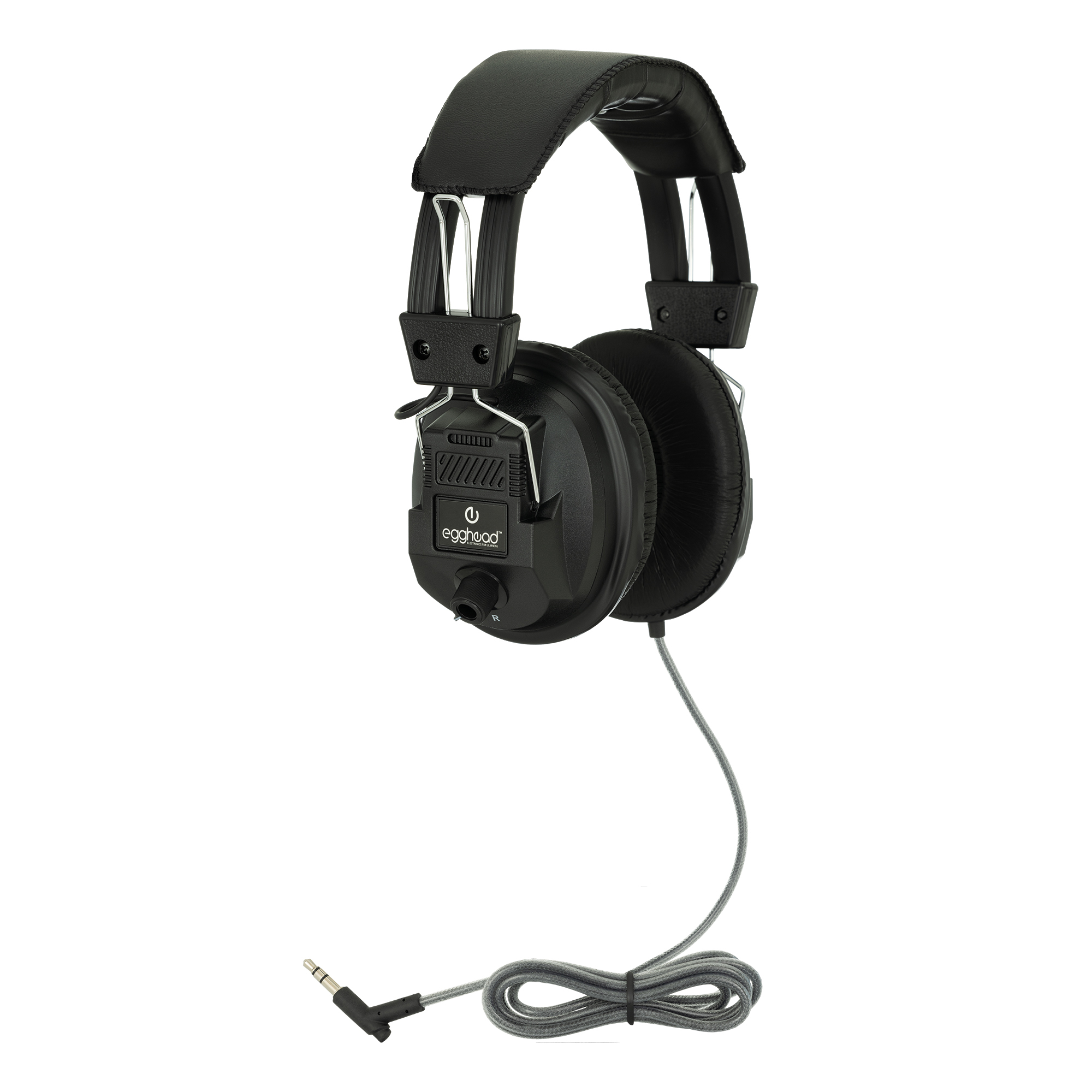 Premium Stereo/Mono Switchable Over-Ear Headphones w/ Independent Volume Control