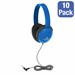 Pack of 10 Kids Heavy Duty Headphone