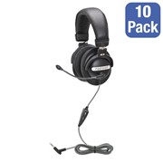 Pack of 10 Premium Over-Ear Headset