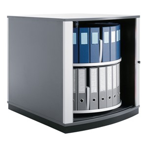 LockFile Carousel Shelving Cabinet - Two Tier